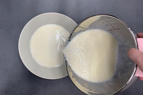 不用烤箱做的金沙冰皮月饼的做法图解3