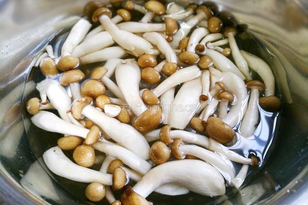 西兰花炒菌菇的做法图解2