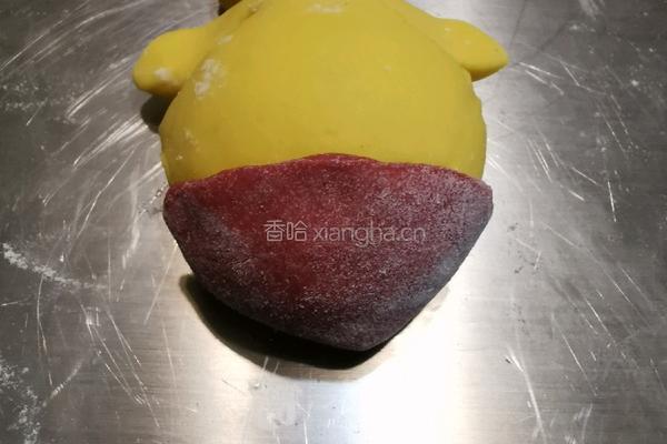 南瓜奶牛豆沙包的做法图解10