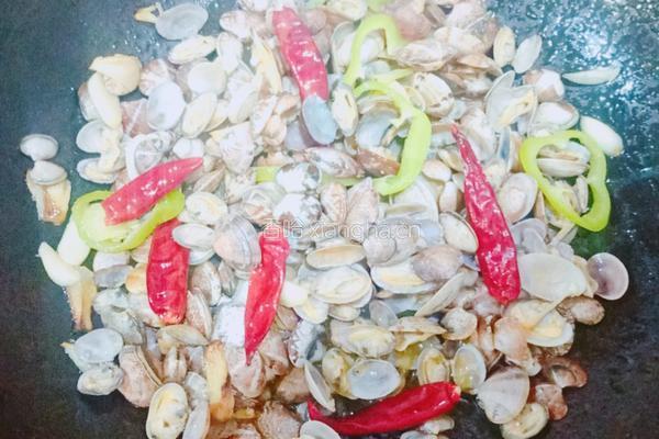 炒花蛤的做法图解6