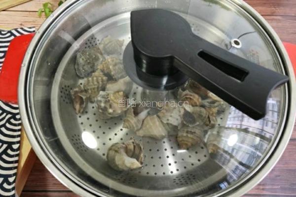 凉拌海螺肉的做法图解3