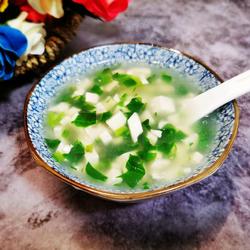 菠菜豆腐汤的做法[图]