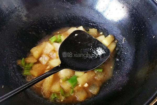 炒冬瓜的做法图解7