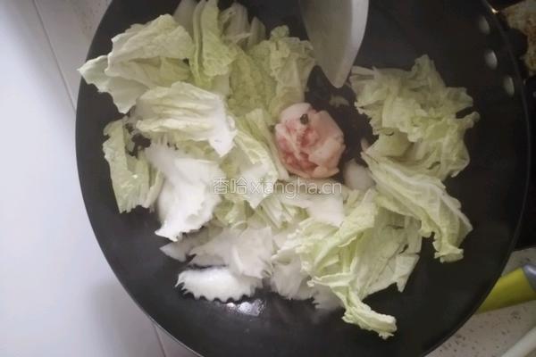 油蘑溜白菜的做法图解6