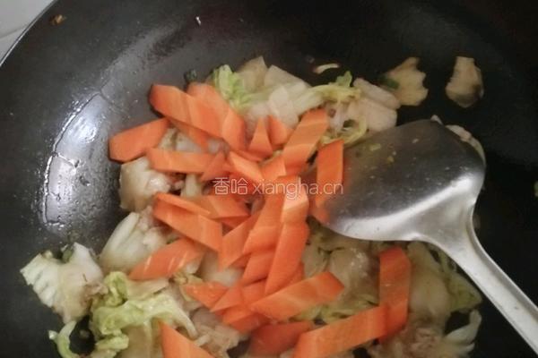 油蘑溜白菜的做法图解7