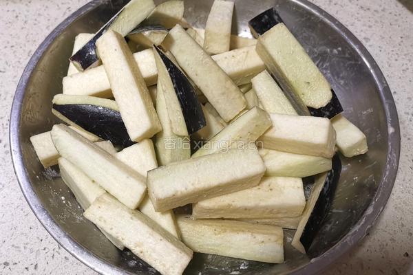 肉末香菇烧茄子的做法图解4