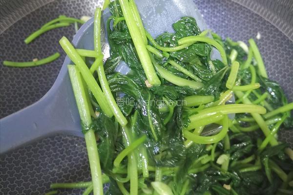 炒红薯叶的做法图解6