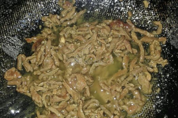 耗油青椒牛肉丝的做法图解4