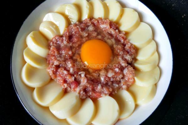 肉末蒸鸡蛋豆腐的做法图解8