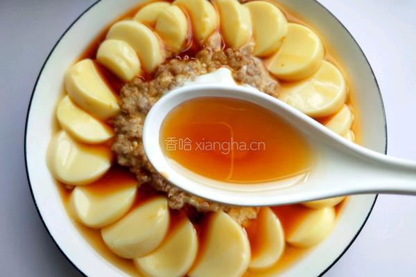 肉末蒸鸡蛋豆腐的做法图解10