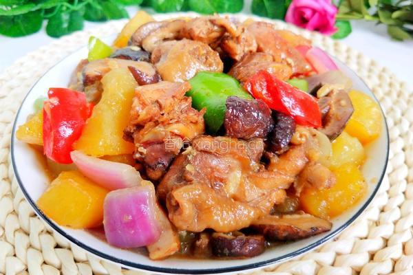 黄焖鸡腿肉的做法图解1