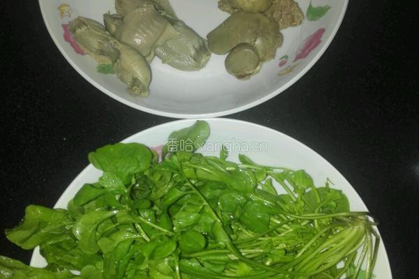 荠菜羹的做法图解1