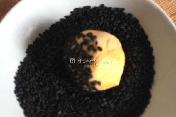 烤芝麻南瓜丸的做法图解6