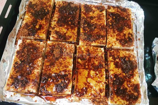 香辣烤豆腐的做法图解12