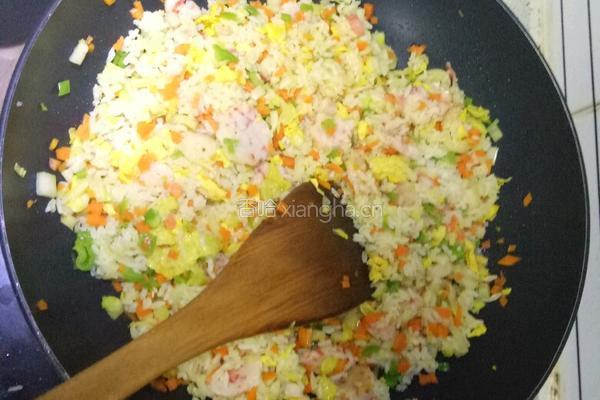 什锦蛋炒饭的做法图解6