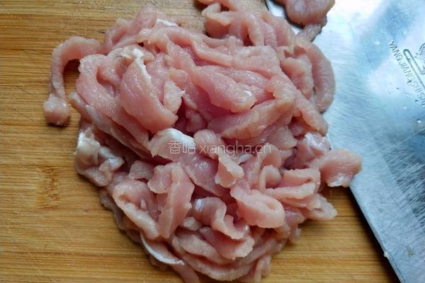 鱼香茭白肉丝的做法图解5