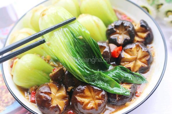 香菇油菜的做法图解15