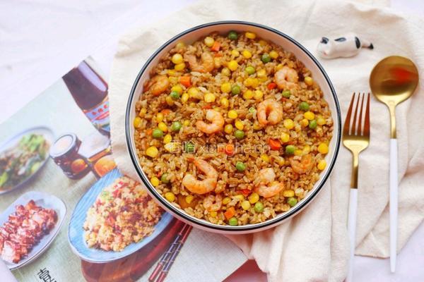 椰香虾仁炒饭的做法图解11