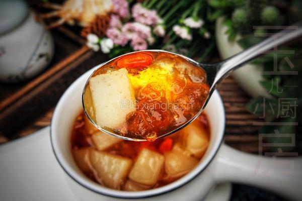 桃胶炖雪梨的做法图解10
