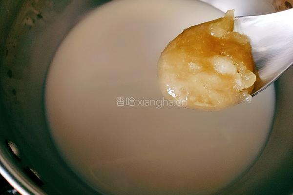 香蕉牛奶海参的做法图解5