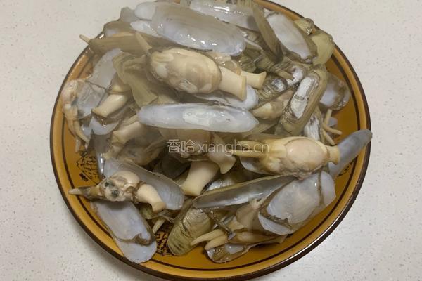 辣炒蛏子的做法图解3