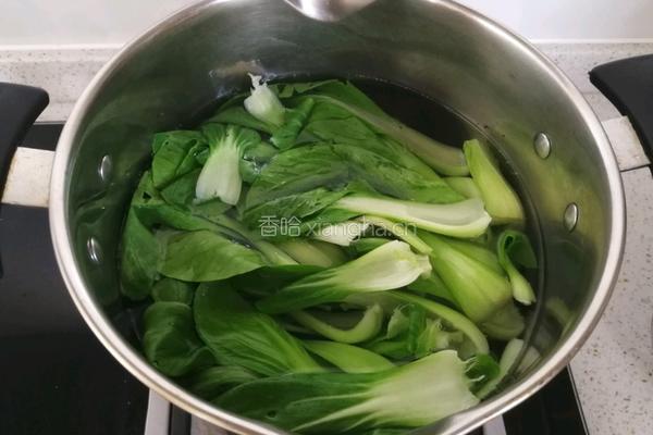 虾皮炝油菜的做法图解6