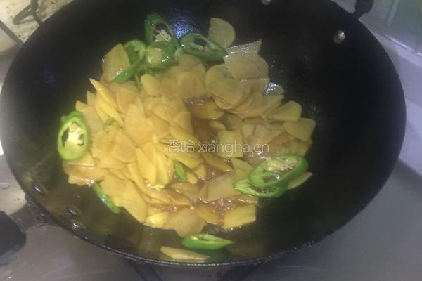 醋溜土豆片的做法图解5