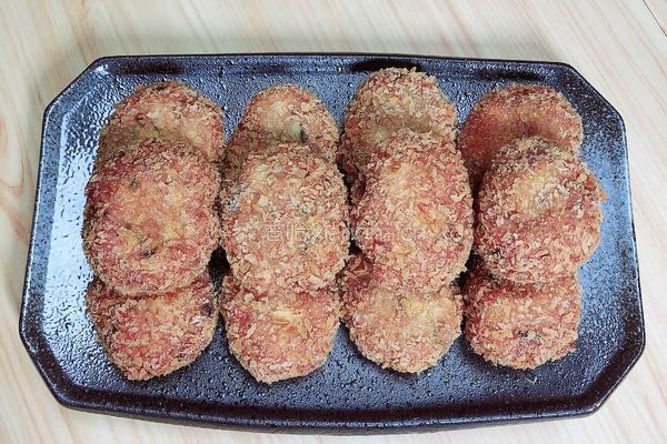 鱼泥鲜肉排的做法图解10