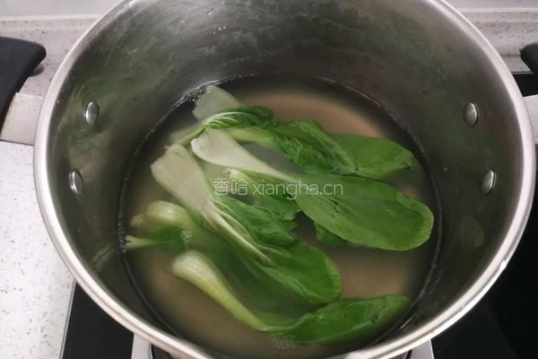 鲜虾菠菜面的做法图解13