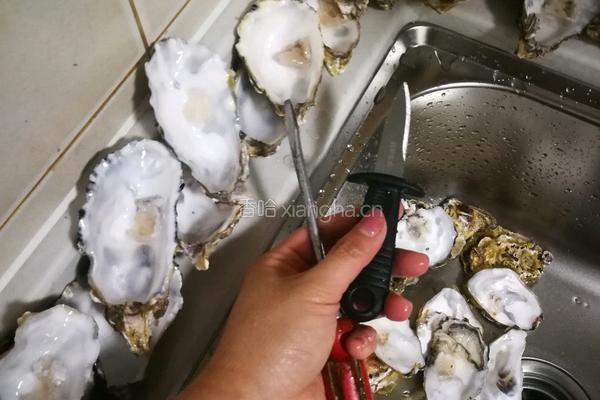 蒜蓉烤生蚝的做法图解4