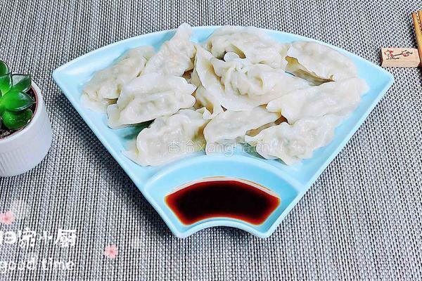 韭菜苔三鲜水饺的做法图解14