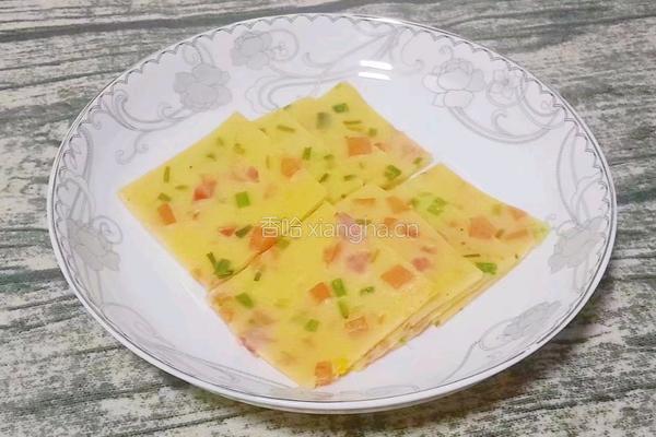 虾皮番茄鸡蛋饼的做法图解15