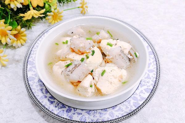 龙头鱼烩豆腐的做法图解15