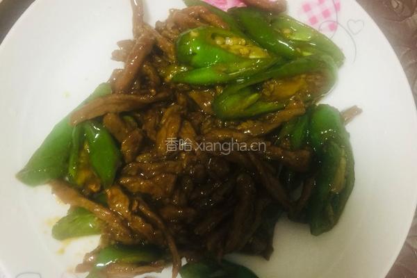 青椒牛肉丝
