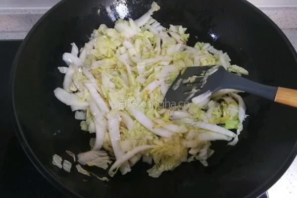 鱿鱼烧白菜的做法图解9