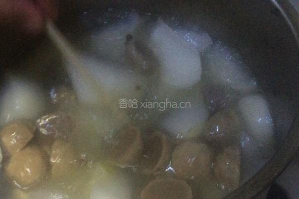 白萝卜牛肉丸汤的做法图解8