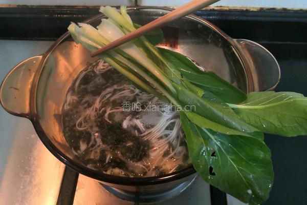 虾米紫菜面的做法图解13