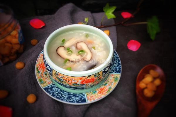 香菇干贝粥的做法图解12