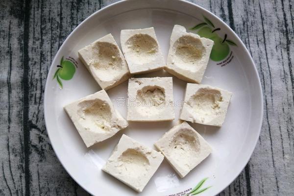 鱼肉酿豆腐的做法图解6
