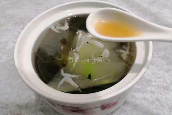 虾皮海带冬瓜汤的做法图解11