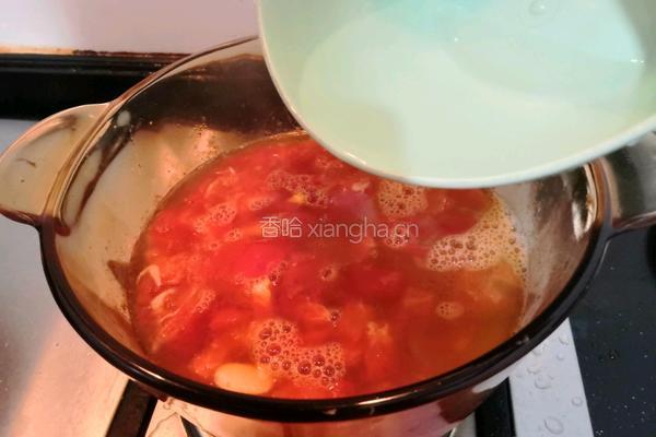 虾皮番茄面的做法图解12