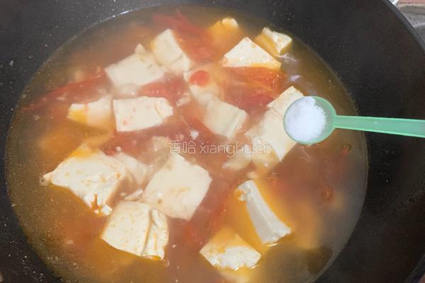 西红柿嫩豆腐汤的做法图解7