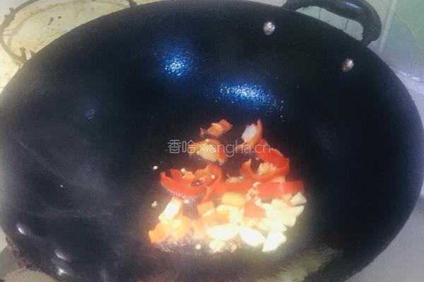 腊肉炒花菜的做法图解5