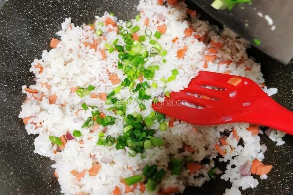 虾仁芝士焗米饭的做法图解9