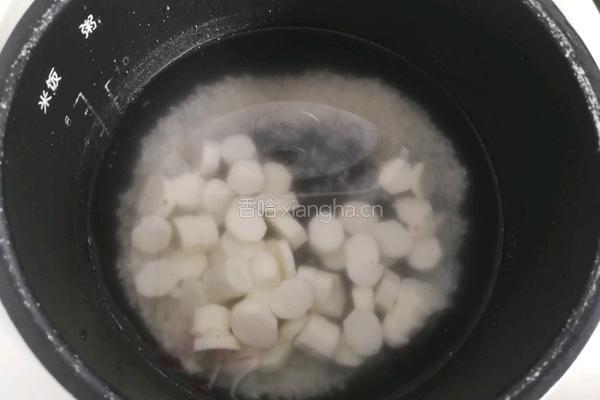 鲜虾山药粥的做法图解4