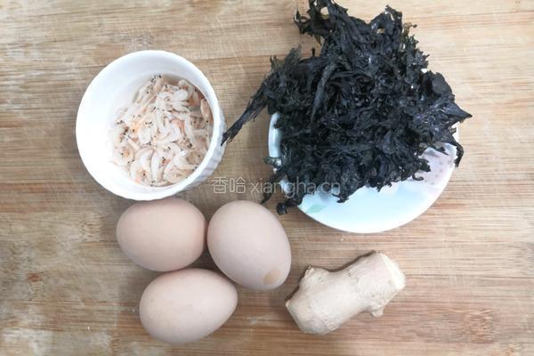 虾皮紫菜厚蛋卷的做法图解1
