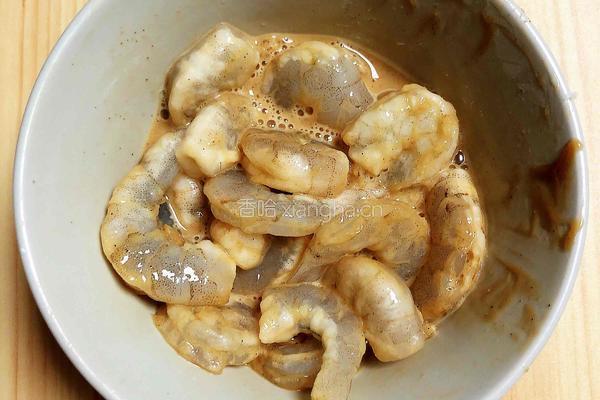 虾仁木耳烩豇豆(清脂减肥)的做法图解3