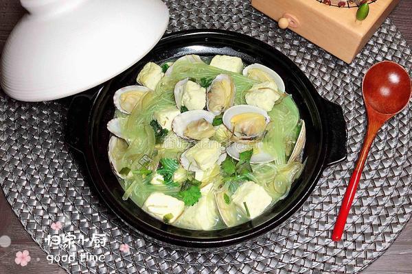 花蛤裙带菜粉丝煲的做法图解14
