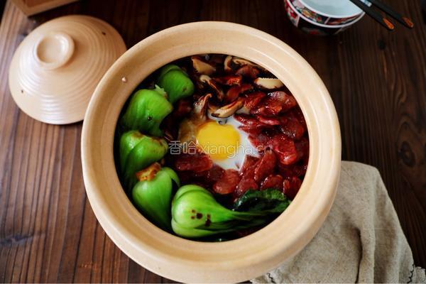 腊肠煲仔饭的做法图解17