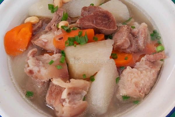 猪蹄黄豆山药汤的做法图解6